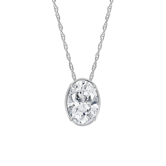 Lab Created Diamond Pendant in 14K Gold