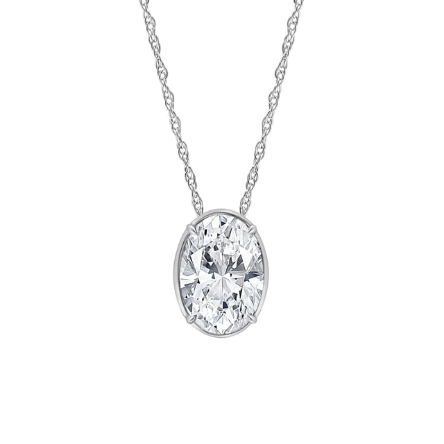 Lab Created Diamond Pendant in 14K Gold