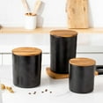 thumbnail image 5 of Member's Mark 4-piece Canister With Acacia Wood Lid Set, 5 of 11
