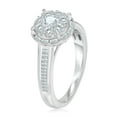 thumbnail image 2 of 0.95 CT. T.W. Round Cut Halo Cluster Diamond Ring in 14K Gold, 2 of 4