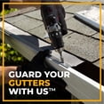 thumbnail image 7 of Total Gutter Guard Stainless Steel Micro-Mesh Gutter Guard Kit, 5" and Smaller, 7 of 9