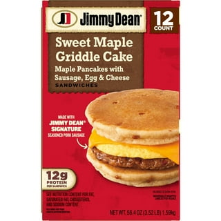 Jimmy Dean Sweet Maple Griddle Cake Breakfast Sandwich, Frozen, 12 ct.