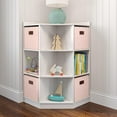 thumbnail image 1 of RiverRidge Kids Corner Playroom 6 Cubby Cabinet with 4 Folding Storage Bins, 1 of 7