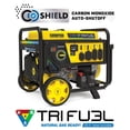 thumbnail image 11 of 12,500/10,000-Watt Electric Start Tri Fuel Home Backup Portable Generator with CO Shield, 11 of 13