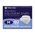 thumbnail interactive-video image 1 of Member's Mark Total Protection Unisex Briefs, Choose Size, 1 of 14