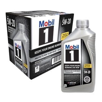 Mobil 1 5W-30 High Mileage Advanced Full Synthetic Motor Oil 6