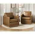 thumbnail image 1 of Member's Mark Modern Classic Leather Swivel Chair, Assorted Colors, 1 of 9