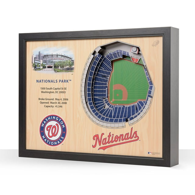 YouTheFan MLB 25-Layer Stadium View 3D Wall Art