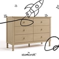 thumbnail image 7 of Storkcraft Rio 6 Drawer Dresser, Choose Color, 7 of 9