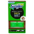 thumbnail image 1 of Swiffer Heavy Duty Dry + Wet Sweeping Kit Cleaning Tool, 1 Swiffer, 8 Dry Cloths, 5 Wet Cloths, 1 of 1