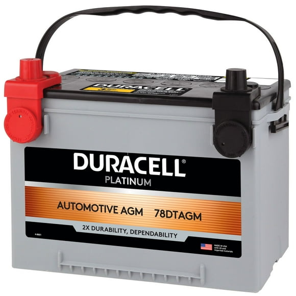 Duracell AGM Automotive Battery, Group Size 34/78
