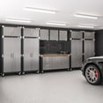 thumbnail image 3 of Seville Classics UltraHD 12-Piece Steel Garage Cabinet Storage Set with Rolling Workbench, 18 Feet Wide, 3 of 18