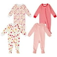 thumbnail image 1 of Member's Mark Baby 4 Pack Tight Fit Sleep & Play, 1 of 7