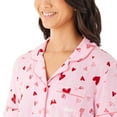 thumbnail image 4 of Member's Mark Women's Valentines Notch Collar Pajama Set, 4 of 11