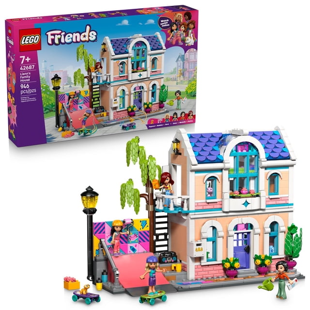 LEGO Friends Liann’s Family House Building Toy, 946 pc.
