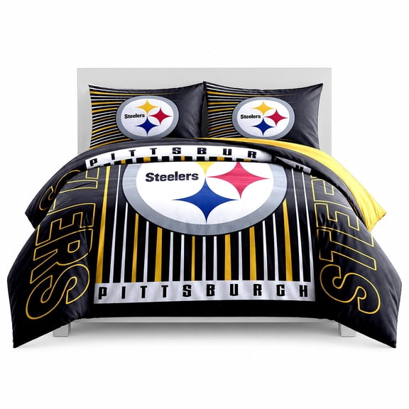 Logo Brands Pittsburgh Steelers Comforter Set