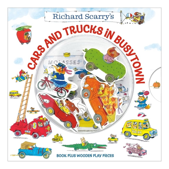 Richard Scarry's Cars and Trucks in Busytown, Board Book