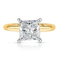 thumbnail image 1 of Lab Created Princess Cut Solitaire Diamond Ring, 1 of 7