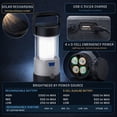 thumbnail image 3 of Westinghouse 1 PK 2000 LUMEN SOLAR PORTABLE RECHARGEABLE LANTERN, 3 of 8