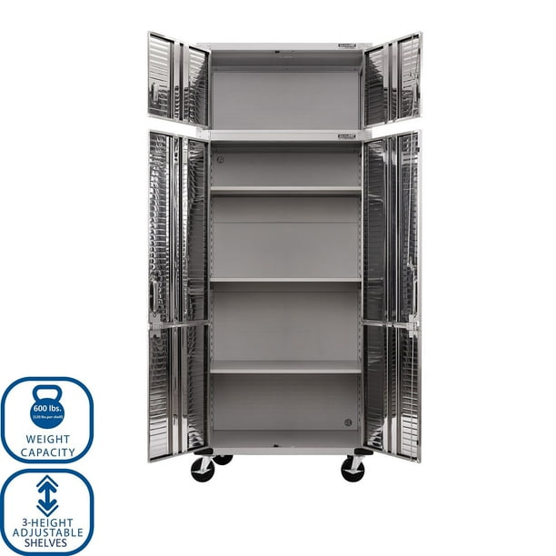 Seville Classics UltraHD 8-Piece Steel Garage Cabinet Storage Set