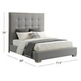 thumbnail image 9 of Cape Cod Tufted Fabric Queen Bed, 9 of 9