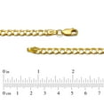 thumbnail image 5 of Curb Chain Necklace in Solid 14K Gold, 5 of 5