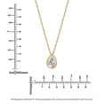 thumbnail image 3 of Lab Created Diamond Pendant in 14K Gold, 3 of 6