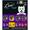 thumbnail image 4 of Cesar Classic Loaf in Sauce Wet Dog Food Variety Pack, 3.5 oz., 48 ct., 4 of 9