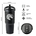 thumbnail image 3 of Logo Brands Fayetteville State Broncos Stainless Steel Tumbler Set, 3 of 7