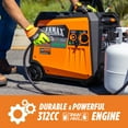 thumbnail image 5 of 7500/6000-Watt Genmax Dual Fuel Portable Inverter with CO Sensor + Remote Electric start / Telescopic Handle, 5 of 8