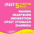 thumbnail image 3 of Pepto Bismol 5 - Symptom Stomach Relief, Berry Mint Chewable Tablets, 70 ct., 3 of 9