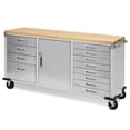 thumbnail image 1 of Seville Classics® UltraHD® 12-Drawer Rolling Workbench, 77" W x 20" D x 37.5" H, 1 of 7