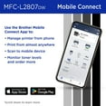 thumbnail image 5 of Brother MFC-2807DW Wireless Compact Monochrome AIO All-in-One Laser Printer + 500 Pages of Toner, 5 of 9