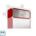 thumbnail image 2 of Seville Classics UltraHD Stacking Top Cabinet, 48” W x 24” D x 18.5” H, 2 of 11