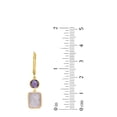 thumbnail image 6 of Multi-Gemstone Dangle Earrings in 14K Gold, 6 of 6