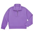 thumbnail image 4 of Member's Mark Girls Double Knit Sandwash Quarter Zip, 4 of 6