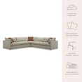 thumbnail image 2 of details by Becki Owens Tustin Fabric Sectional, 2 of 19