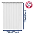 thumbnail image 9 of Arm & Hammer™ Waterproof Fabric Shower Curtain/Liner, 70"x72", 9 of 9
