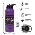 thumbnail image 4 of Logo Brands Baltimore Ravens Tumbler Set, 4 of 5