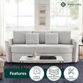 thumbnail image 2 of Lifestyle Solutions Beckett Storage Sofa, 2 of 9