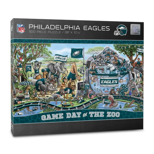 YouTheFan NFL 500 pc. Game Day At The Zoo Puzzle, Choose Team