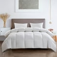 thumbnail image 1 of Serta Lightweight White Goose Feather and Down Fiber Comforter, Various Sizes, 1 of 8