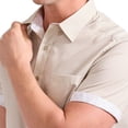 thumbnail image 6 of Nick Graham Men's Performance Short Sleeve Woven Sport Shirt, 6 of 9