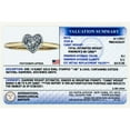 thumbnail image 5 of 0.08 CT. T.W. Round Cut Heart Diamond Ring in 14K Gold, 5 of 5