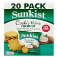 thumbnail image 1 of Sunkist Coconut Cookie Thins, 20 pk., 1 of 4
