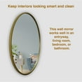 thumbnail image 4 of Jill Zarin 36" Elegant Round Metal Wall Mirror, Assorted Colors, 4 of 7