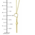 thumbnail image 5 of Reversible Cross Necklace 16"-18" in 14K Yellow Gold, 5 of 10