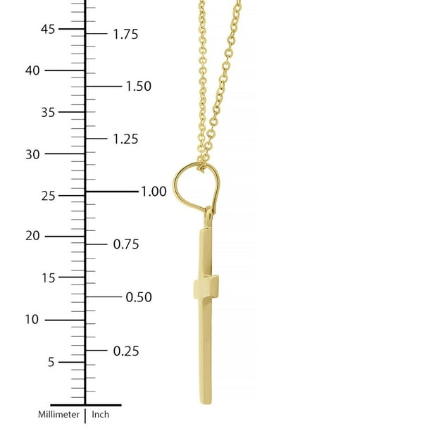 Reversible Cross Necklace 16