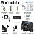 thumbnail image 6 of Westinghouse 18,000/14,500-Watt Tri-Fuel Gas, Propane, Natural Gas Powered Portable Generator with Remote Electric Start, 50A Outlet, 6 of 13