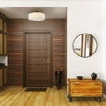 thumbnail image 5 of Globe Electric Kyle 2-Light Dark Bronze Flush Mount with LED Bulbs, 5 of 7